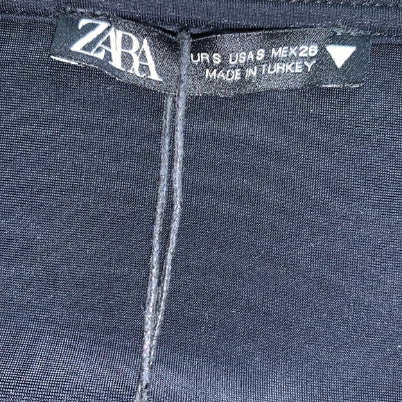 Zara‎ Ruched Square - Neck Long sleeve Top - Picture 10 of 11